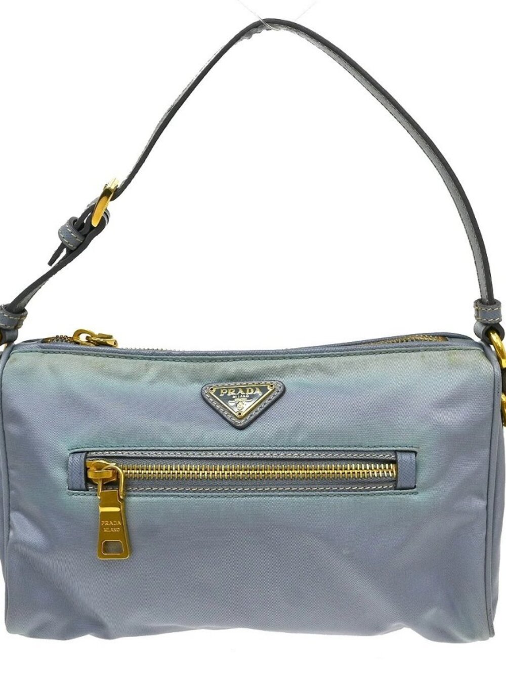 Prada Blue Nylon Handbag 7 YQ09734